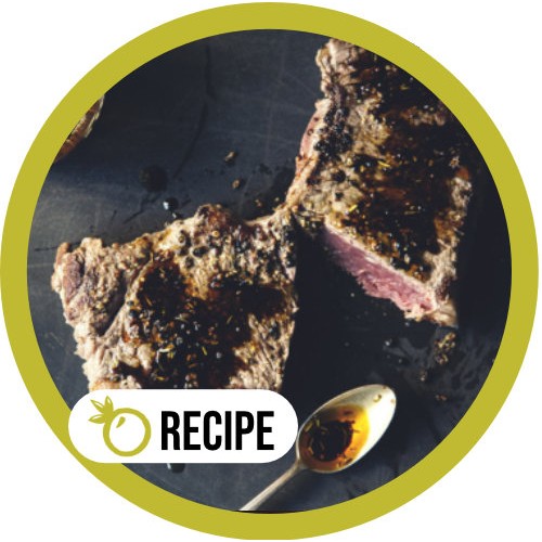 (Recipe) Black Garlic Grilled Steak